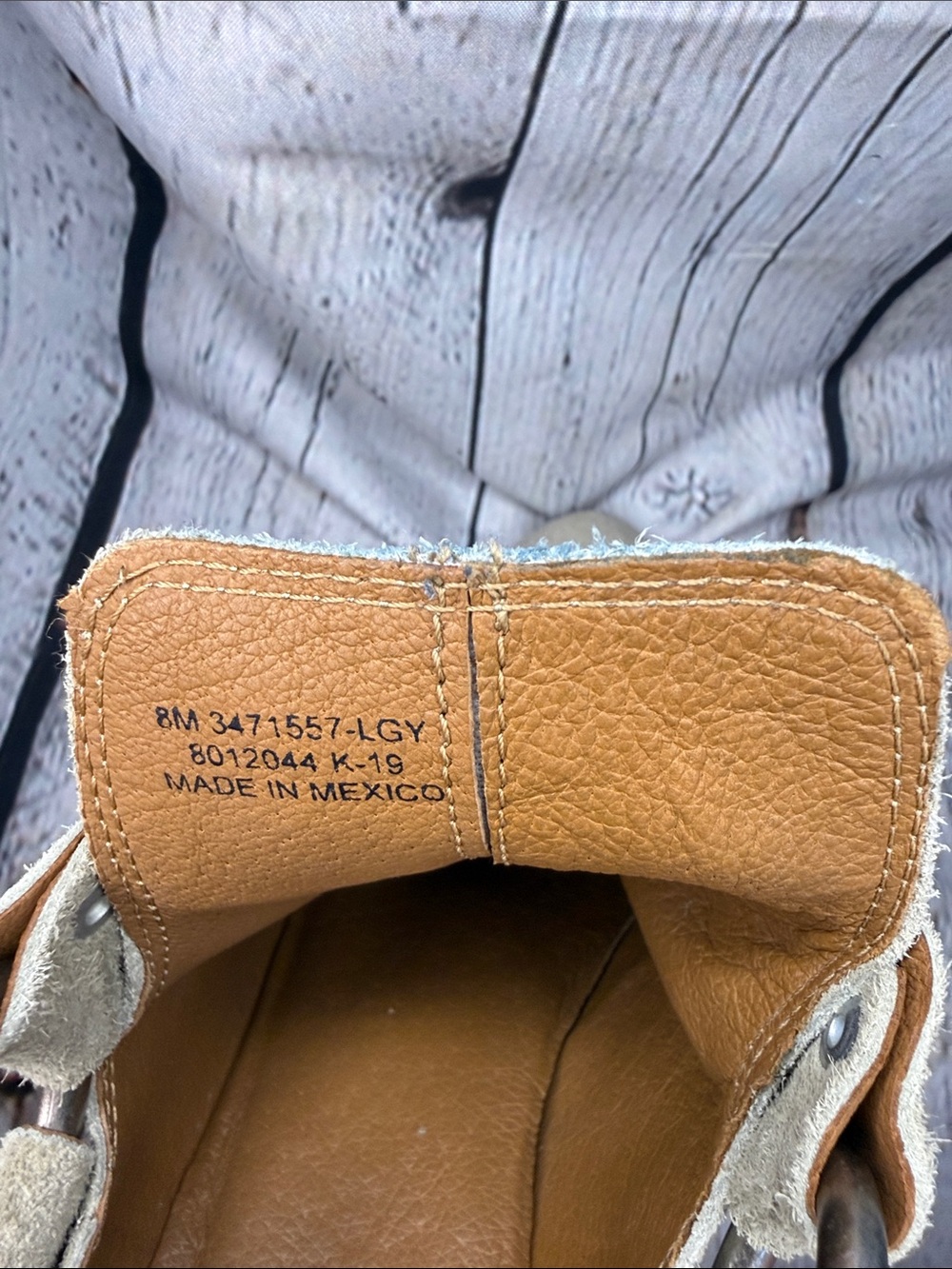 Frye Beige Suede Cutout Ankle Booties with Ring Detail - Picture 9 of 11